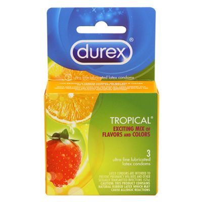 Durex Tropical Flavors 3 Pack