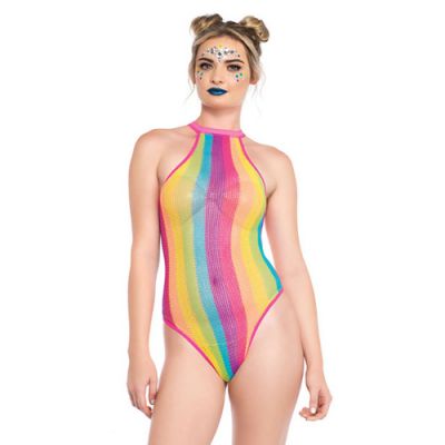 Rainbow Bodysuit OS Multi