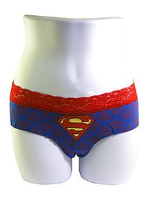 Superman Foil Basic Panty Large