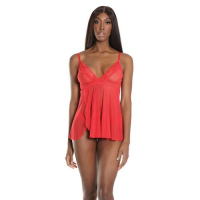 La Vie En Rose Babydoll OS Red