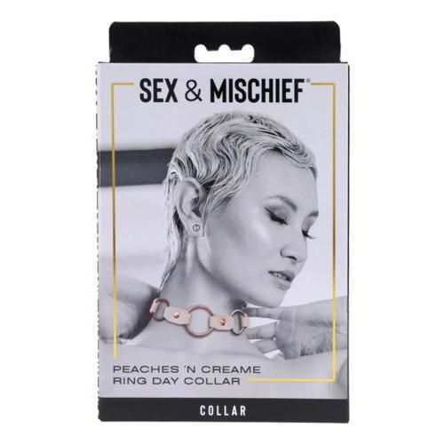 Sex & Mischief Peaches n CreaMe Ring Day Collar