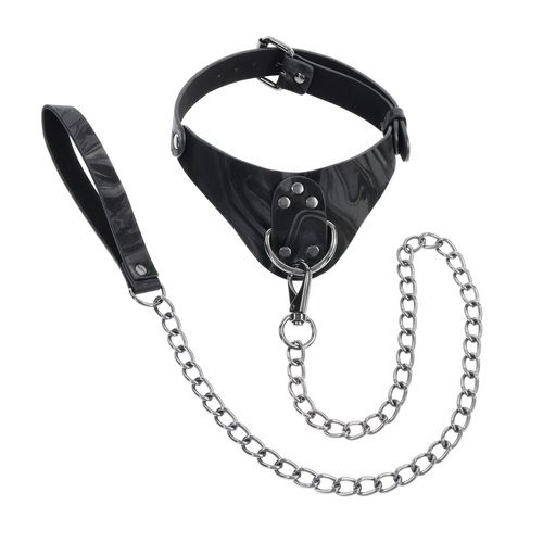 Velvet Noir Collar & Leash