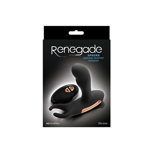 Renegade Sphinx Warming Prostate Massager Black