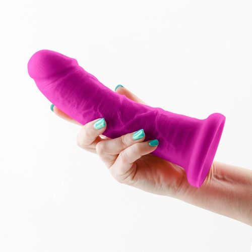 Colours Dual Density 7 In In Girth Dildo Purple