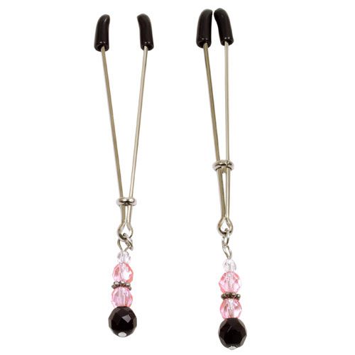 SPF-112  Adjustable Nipple Clamp w/ Pink Beads