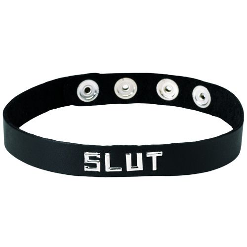 WB-B3  Leather Collar Slut