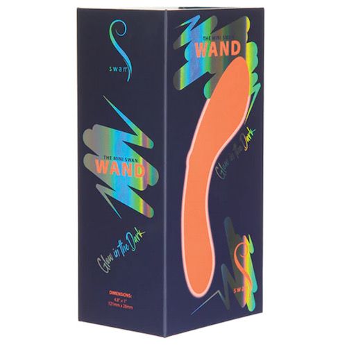 Swan Wand Mini Orange Glow in the Dark