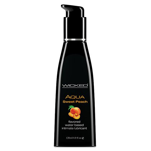 Wicked Lube Aqua Sweet Peach 4 oz