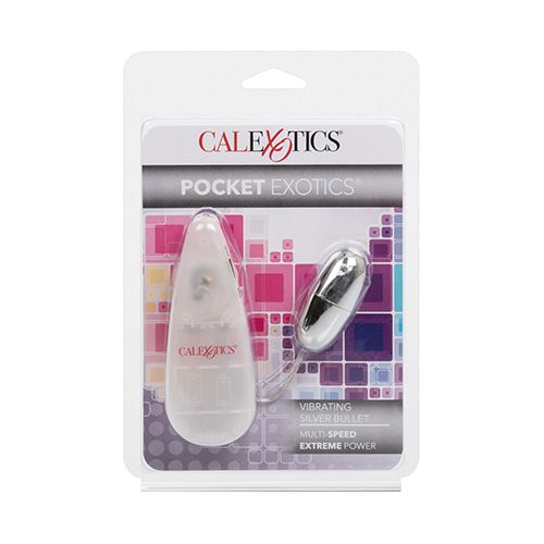 Pocket Exotic Vibrating Silver Bullet