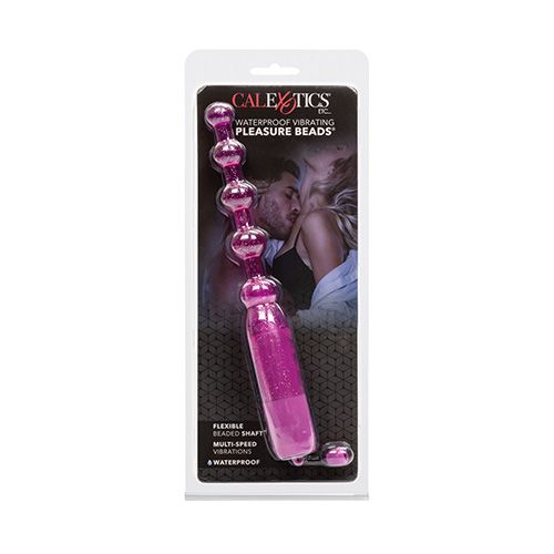 Vibrating Waterproof Pleasure Beads Purple