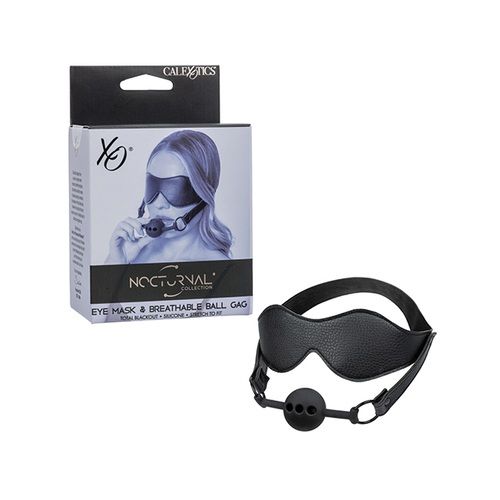 Nocturnal Eye Mask & Breathable Ball Gag