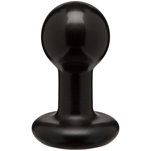 Round Butt Plug Small Black