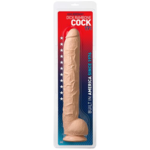 Dick Rambone Cock 17 In In White