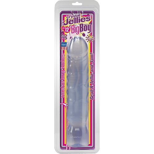 Crystal Jellies 12 In In Big Boy Dong Clear