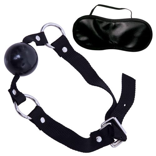 Dominant Submissive Collection Ball Gag Black