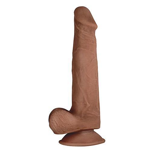 Real Cocks Dual Layered 7.5 In #3 Brown