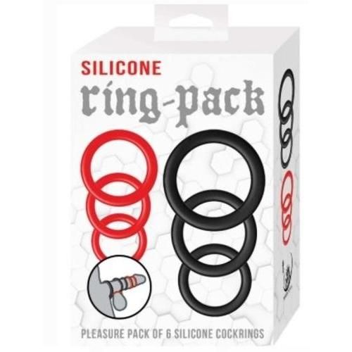 Silicone Ring Pack 6ct