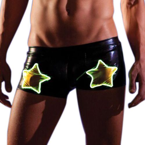 Men Ins Lame Trunk w/ Light Up Stars OS