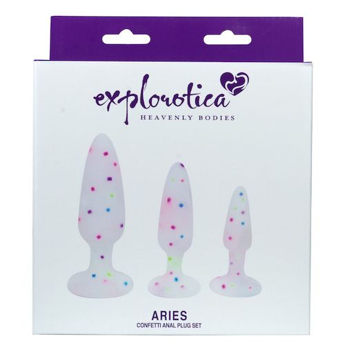 Aries Confetti Anal Plug Kit