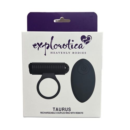 Taurus Couples Ring with Remote Rechargeable