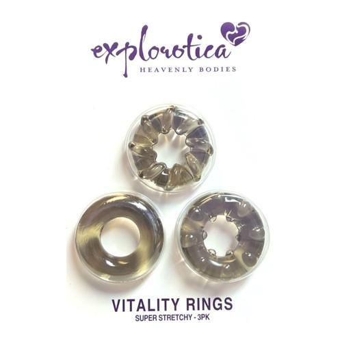 Vitality Rings Super Stretchy 3pk
