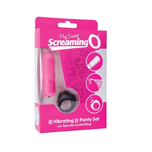 Screaming O My Secret Vibrating Panty Set Pink