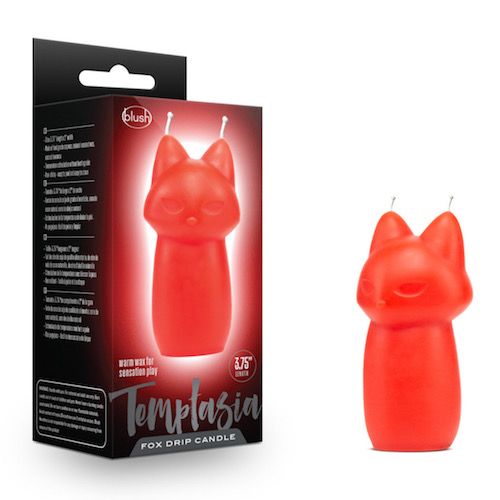 Temptasia Fox Drip Candle 3.75 In In