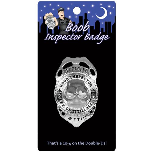 Boob Inspector Badge