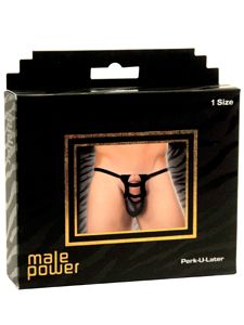 Perk-U-Later G String Black