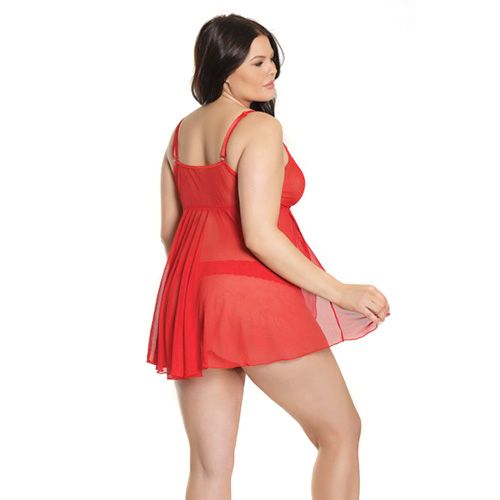 La Vie En Rose Babydoll OSX Red